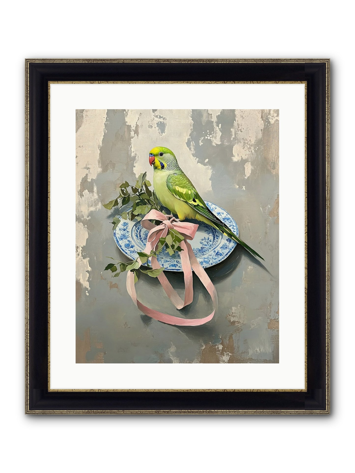 Fennel Framed Print - Black & Gold 16x20