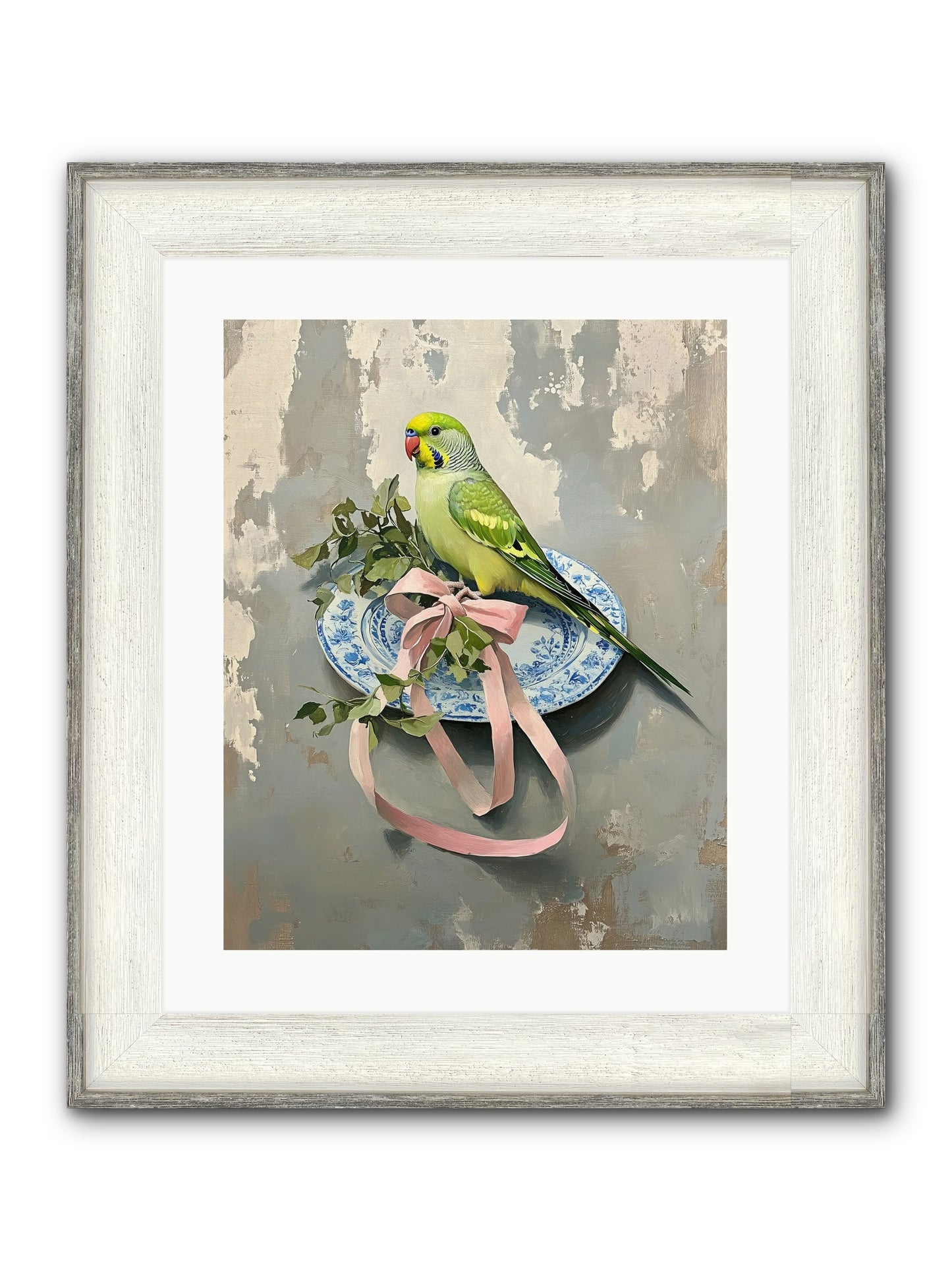 Fennel Framed Print - Driftwood White 16x20