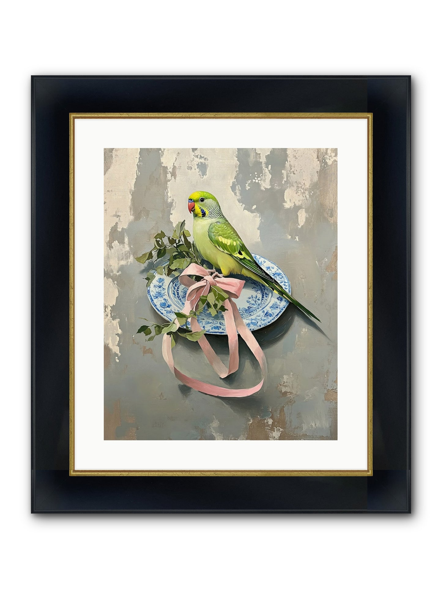 Fennel Framed Print - Wide Black w/Gold 16x20