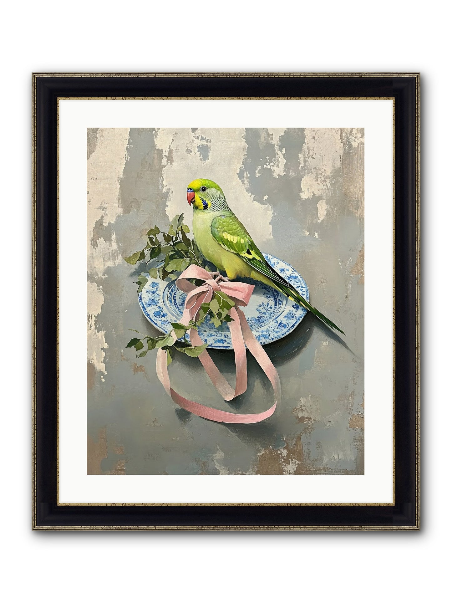 Fennel Framed Print - Black & Gold 20x25