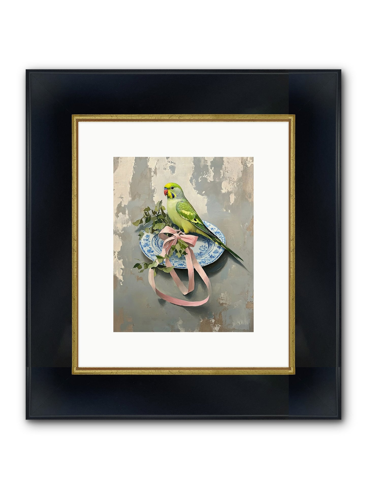 Fennel Framed Print - Wide Black w/Gold 8x10