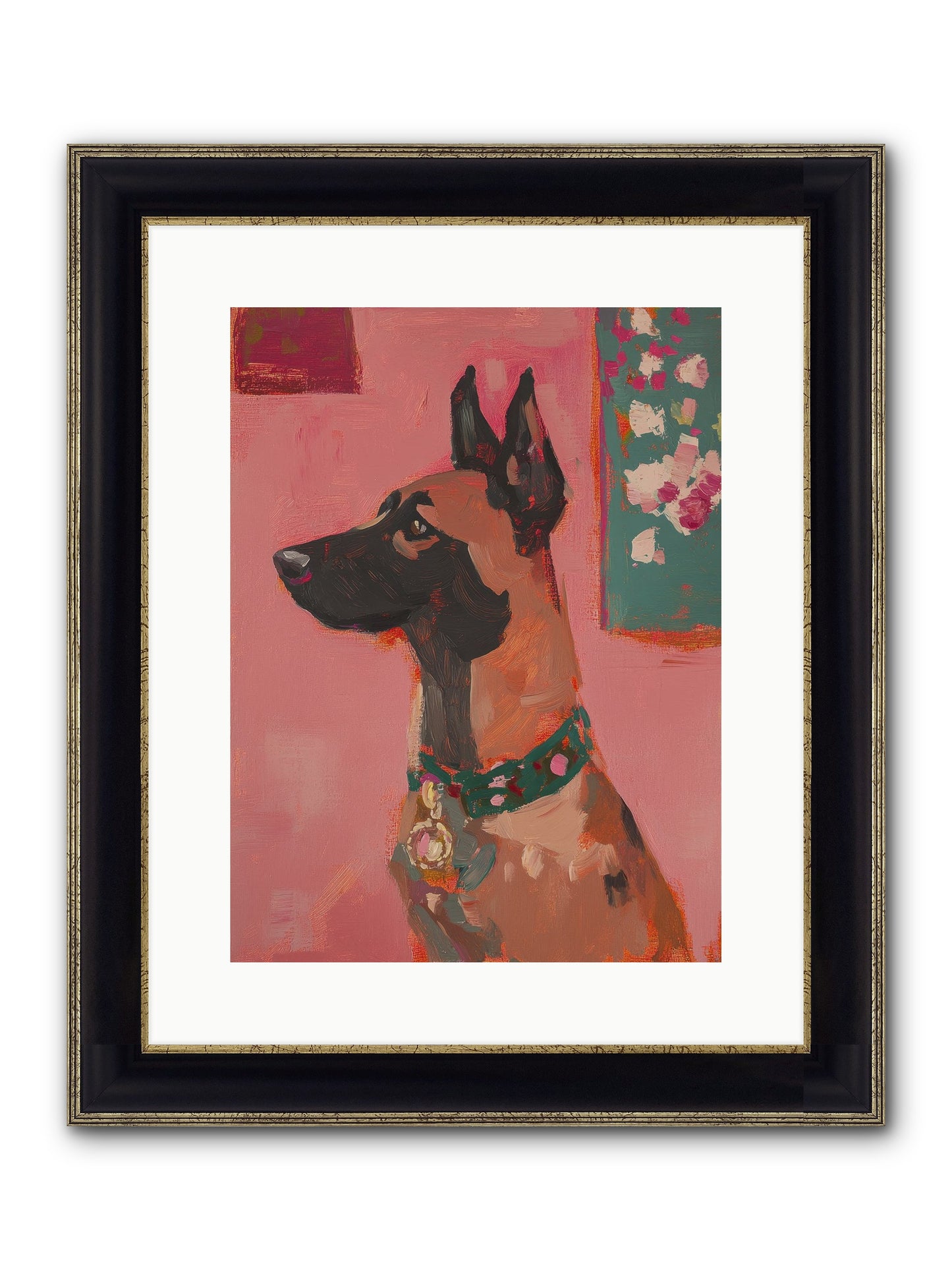 Fennimore Framed Print - Black & Gold 12x16