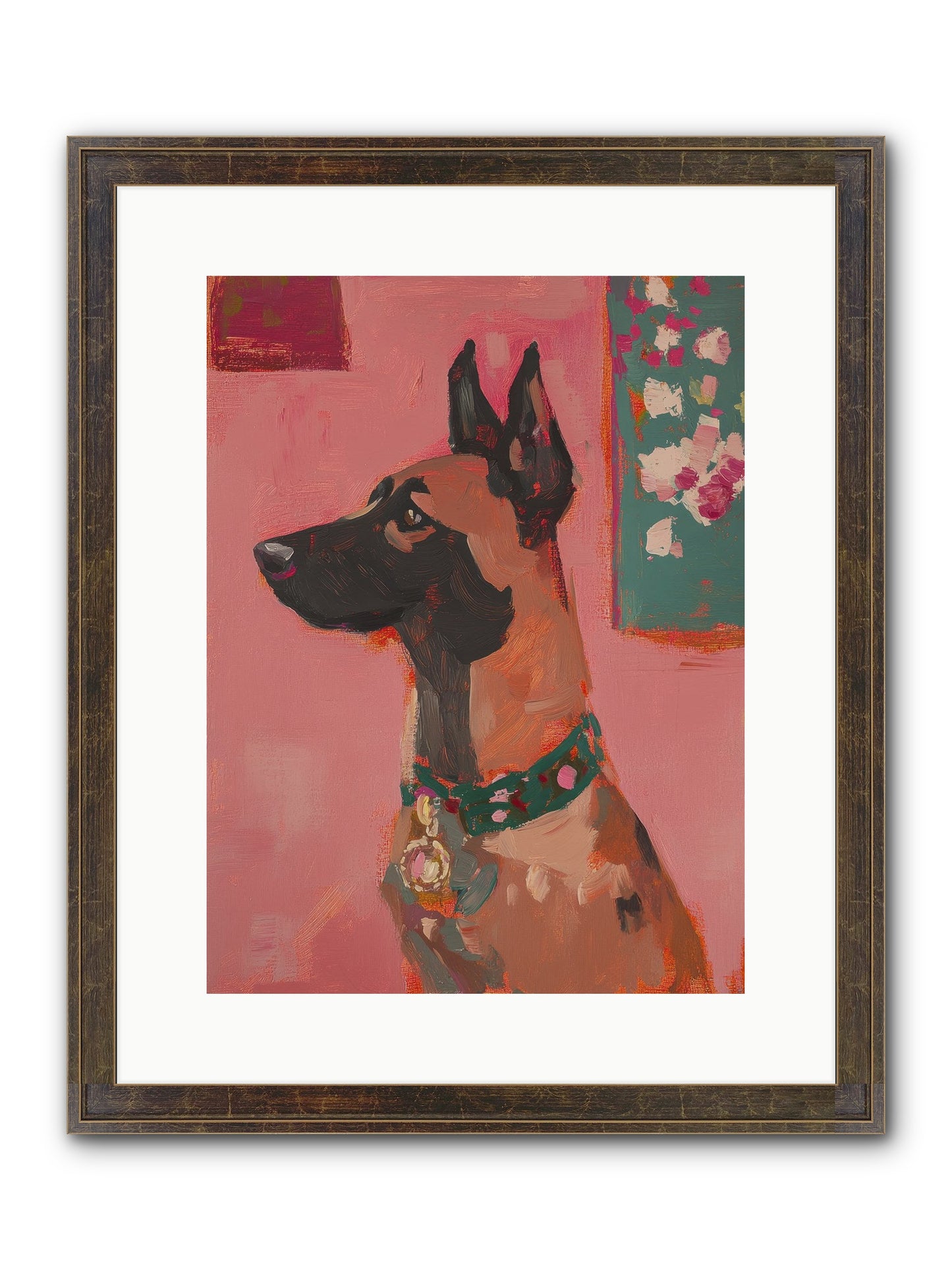 Fennimore Framed Print - Slimwoods Black/Gold 12x16