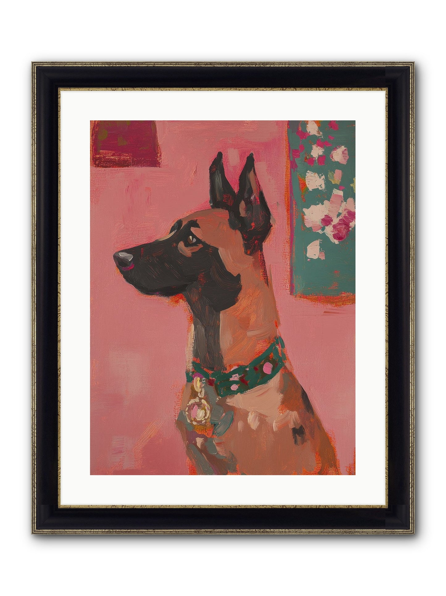 Fennimore Framed Print - Black & Gold 18x24