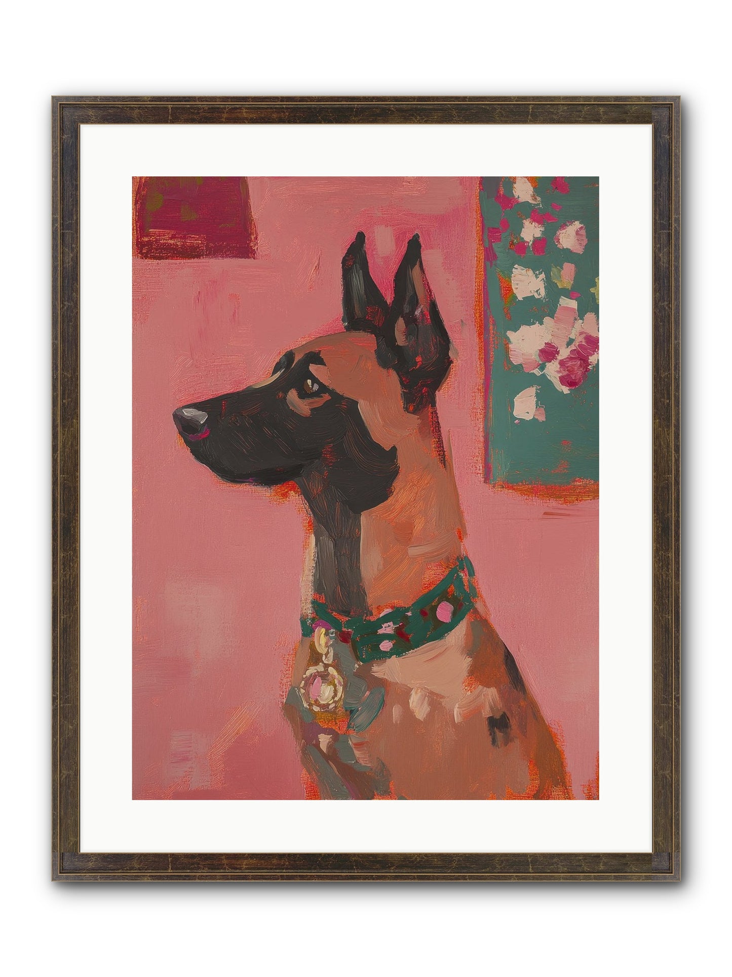 Fennimore Framed Print - Slimwoods Black/Gold 18x24