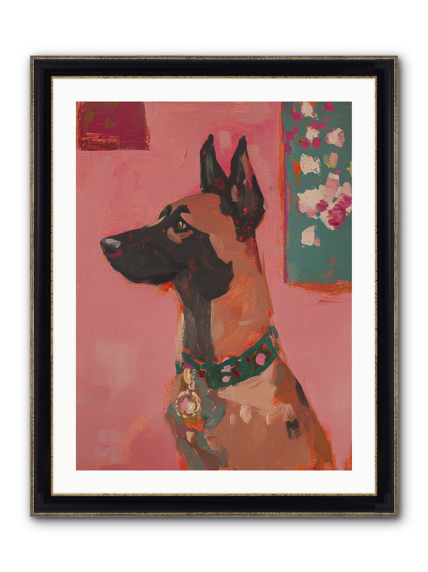Fennimore Framed Print - Black & Gold 24x32
