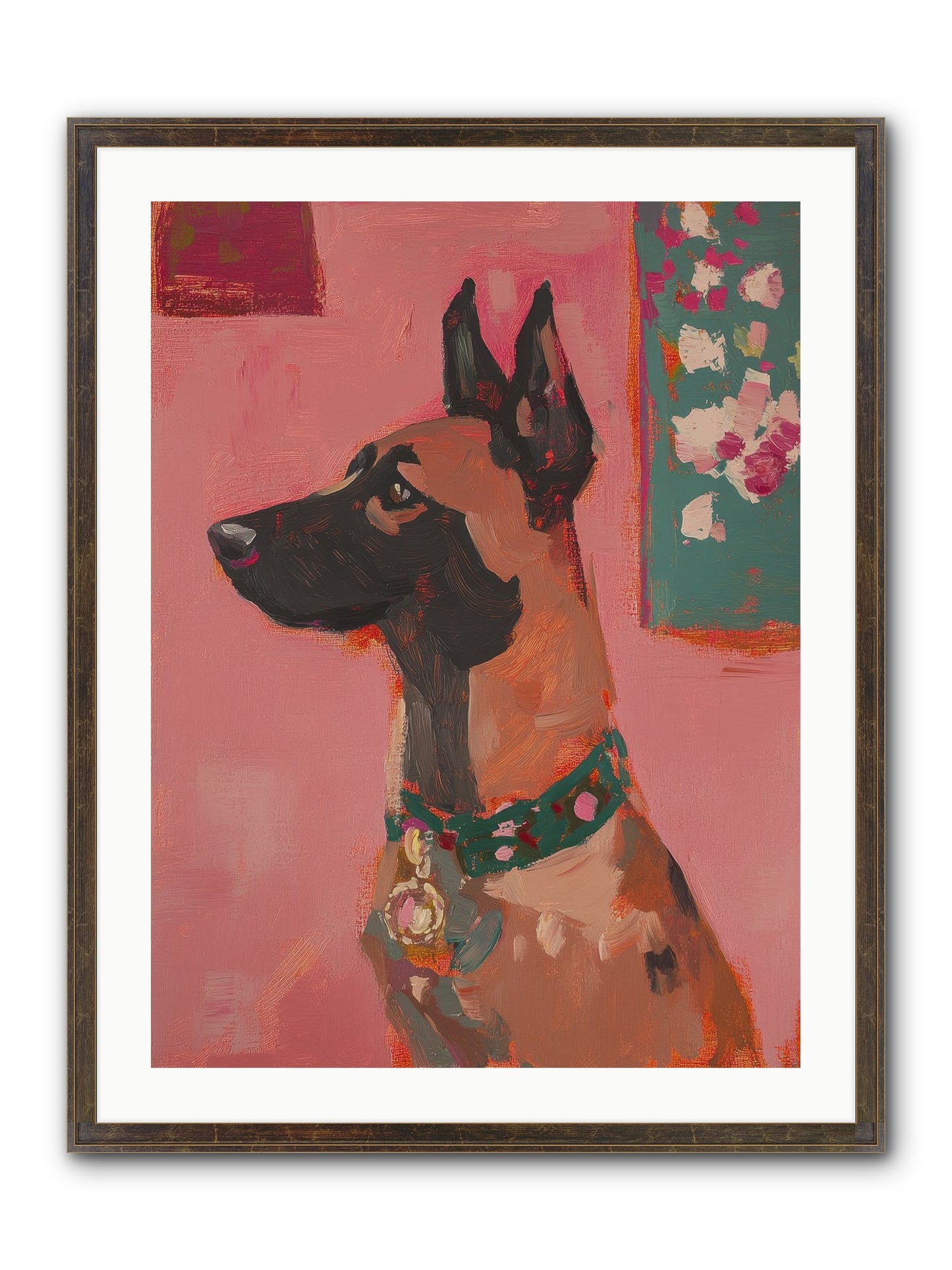 Fennimore Framed Print - Slimwoods Black/Gold 24x32