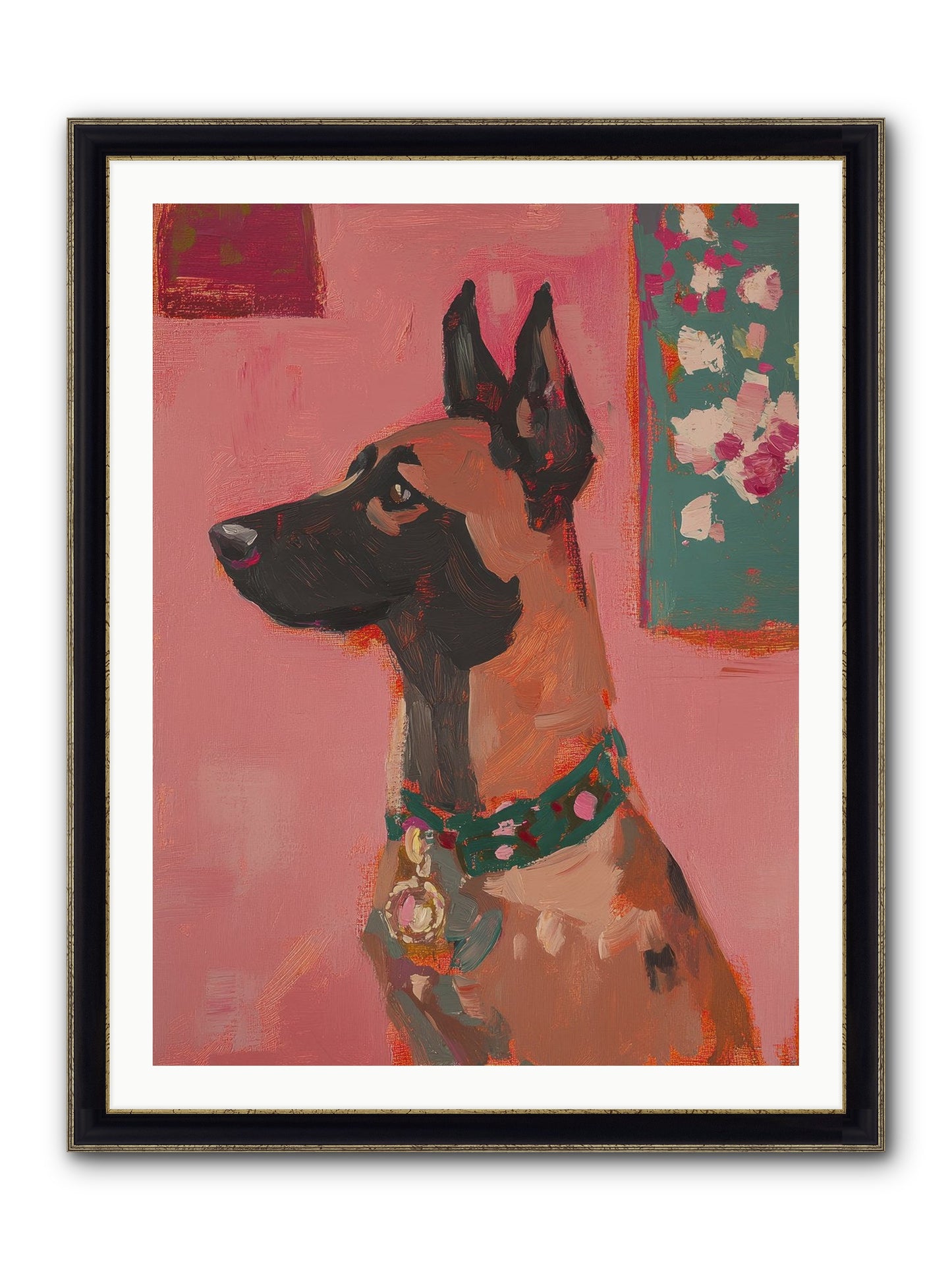 Fennimore Framed Print - Black & Gold 30x40
