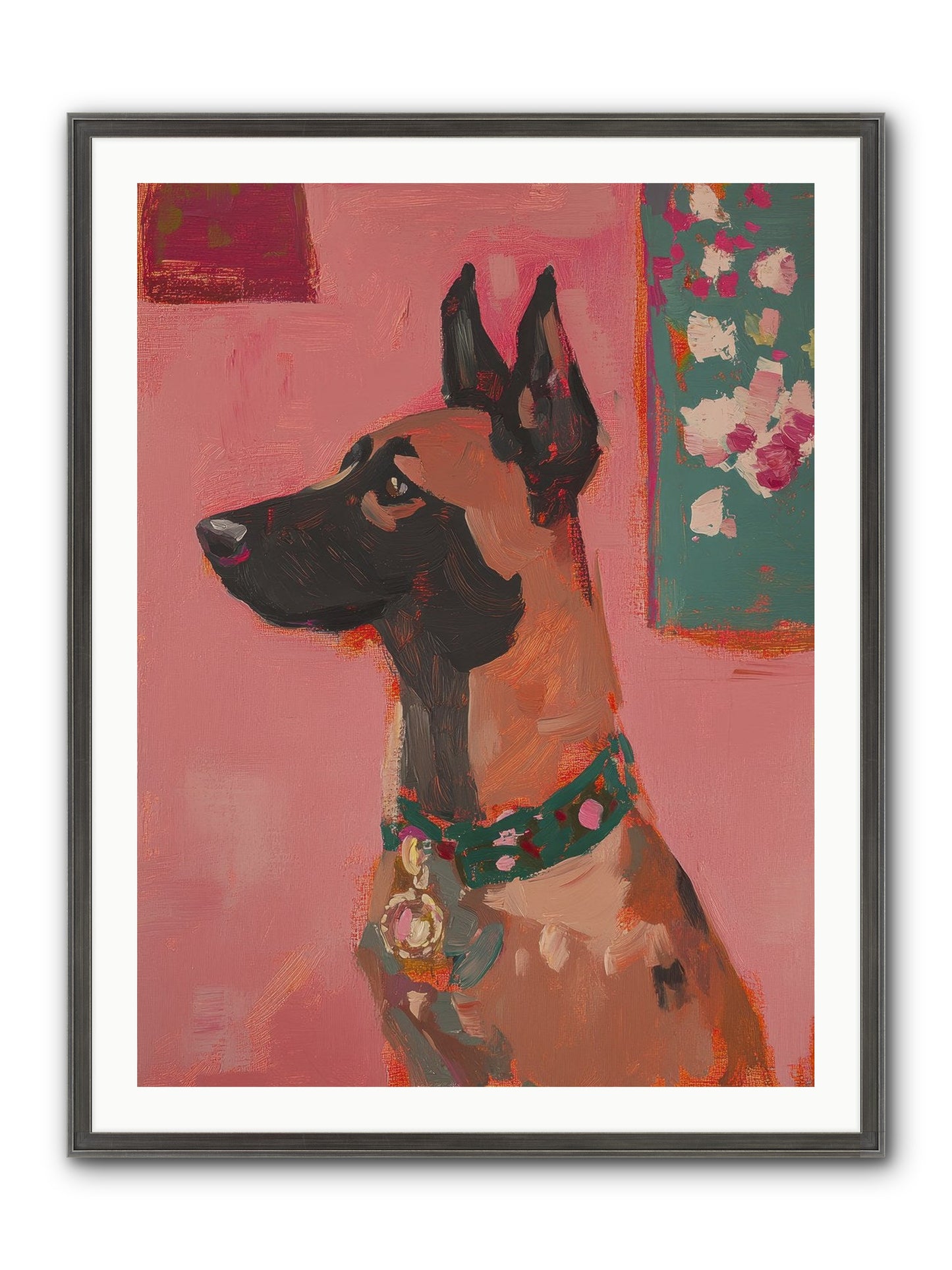 Fennimore Framed Print - Slimwoods Black/Silver 30x40