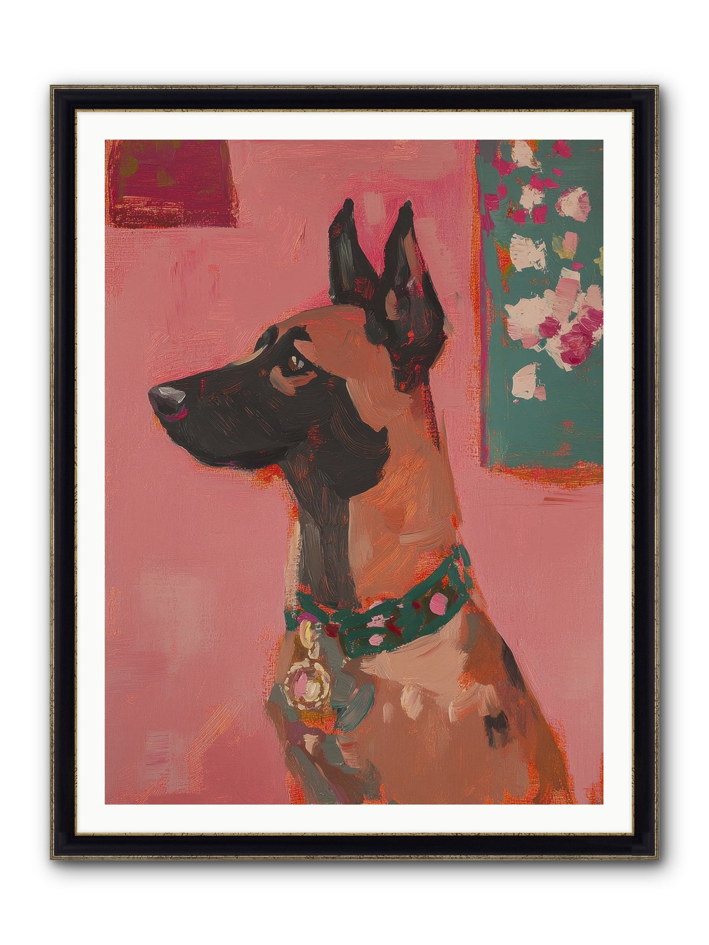 Fennimore Framed Print - Black & Gold 36x48