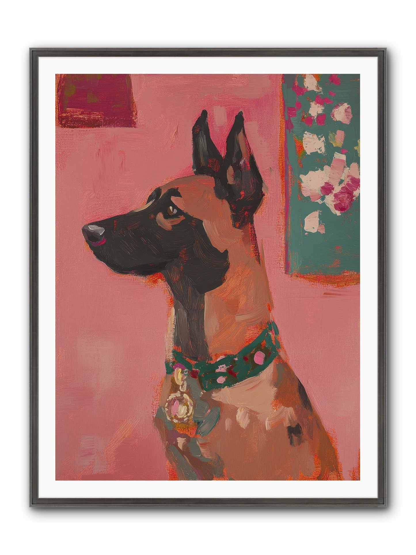 Fennimore Framed Print - Slimwoods Black/Silver 36x48