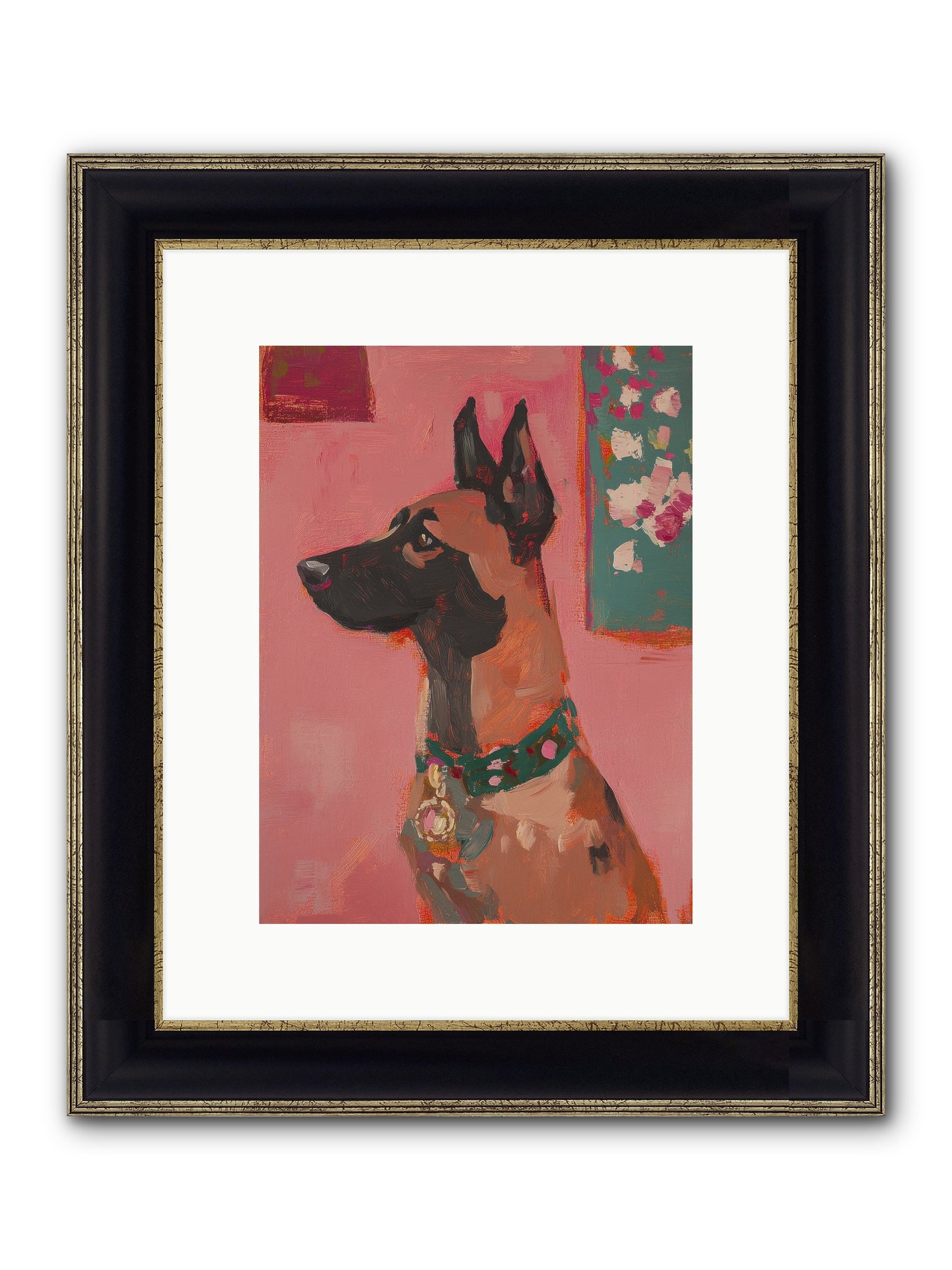 Fennimore Framed Print - Black & Gold 9x12