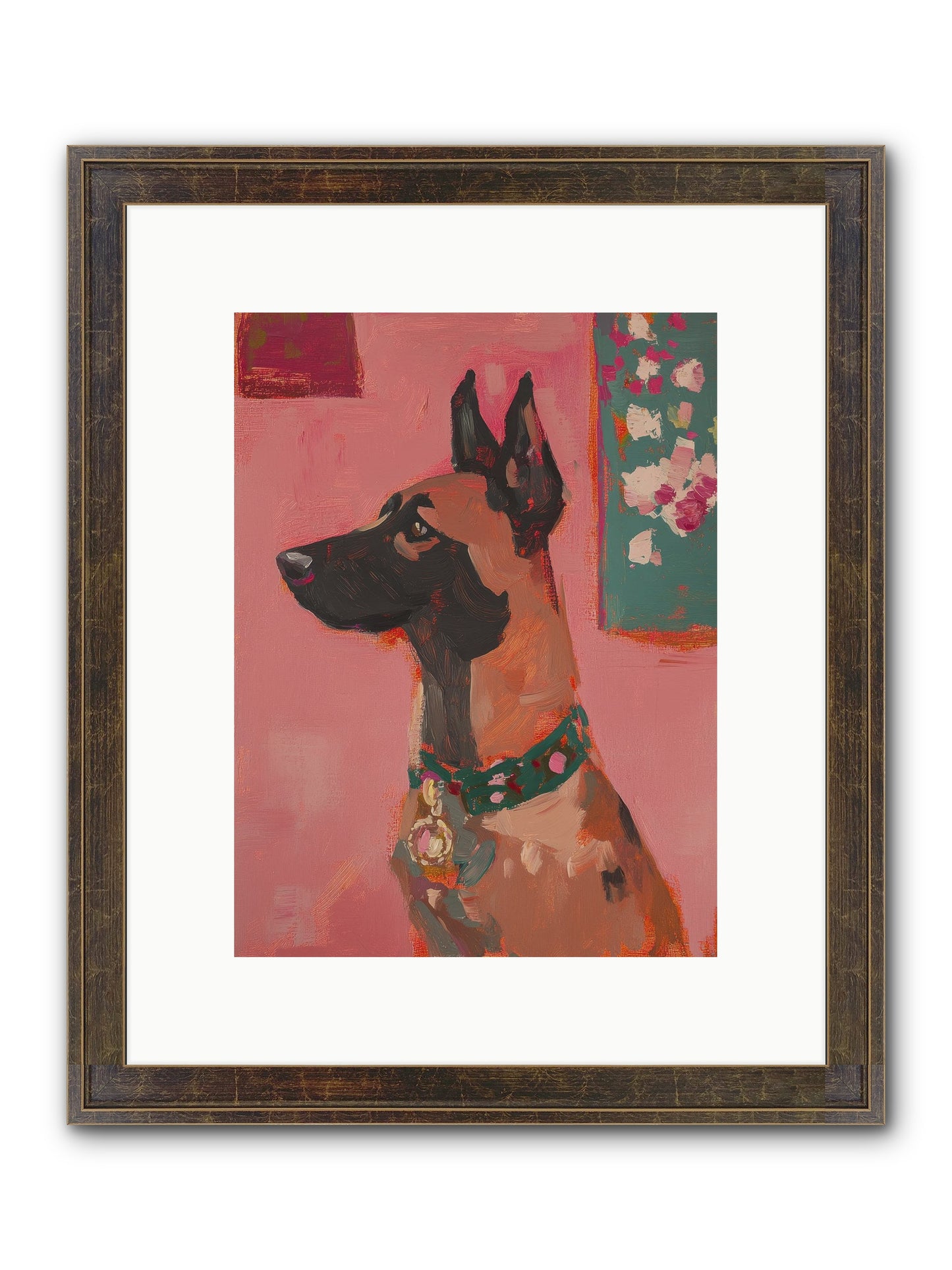 Fennimore Framed Print - Slimwoods Black/Gold 9x12