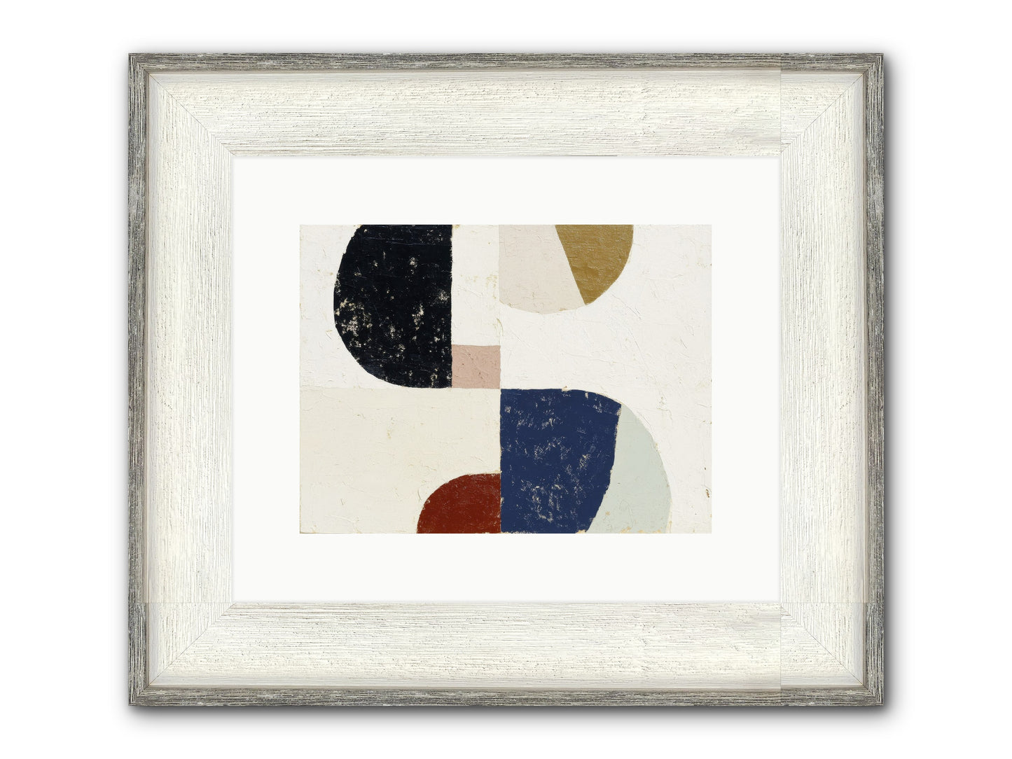 Feral Compass Framed Print - Driftwood White 12x9