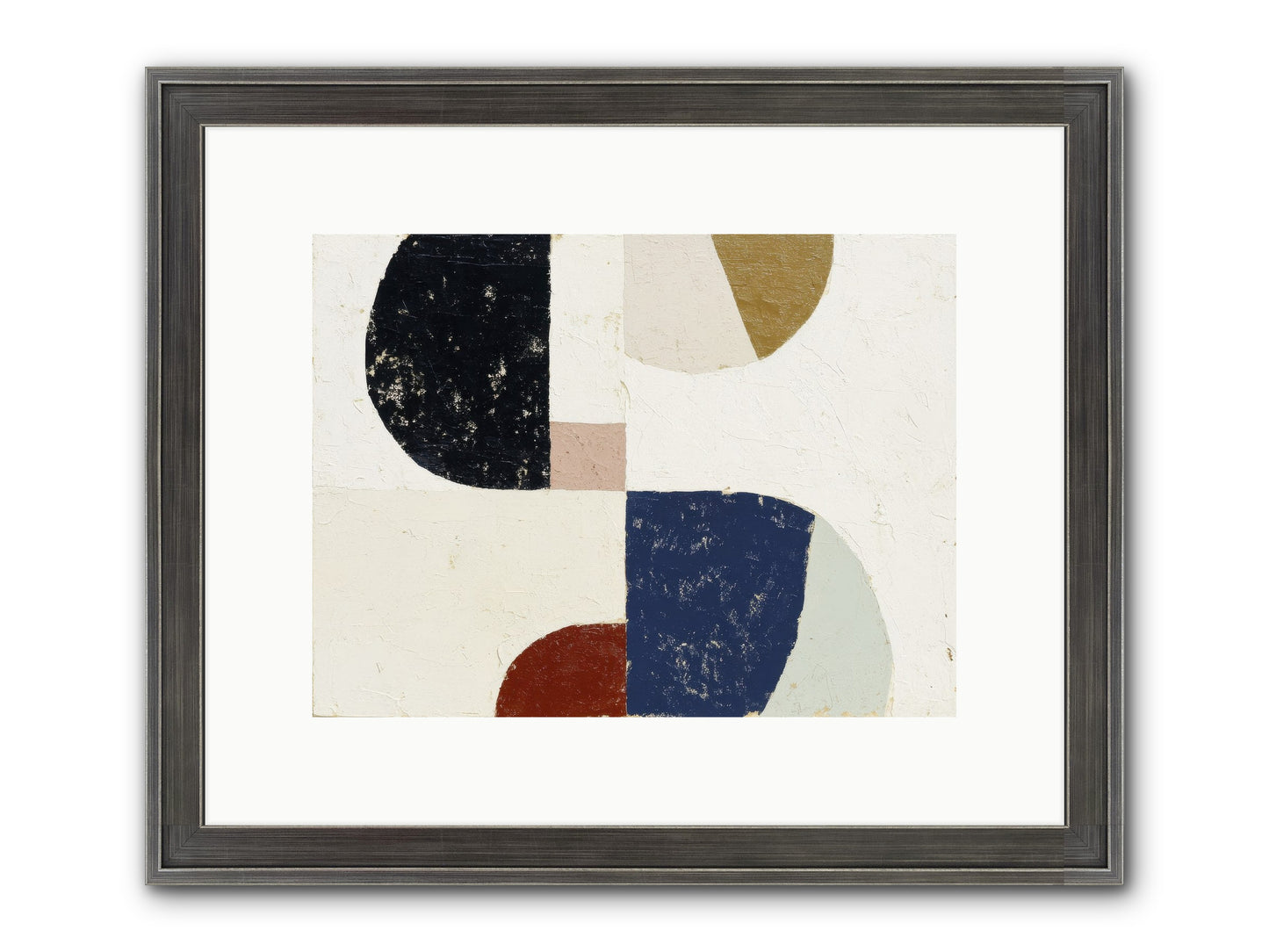 Feral Compass Framed Print - Slimwoods Black/Silver 12x9