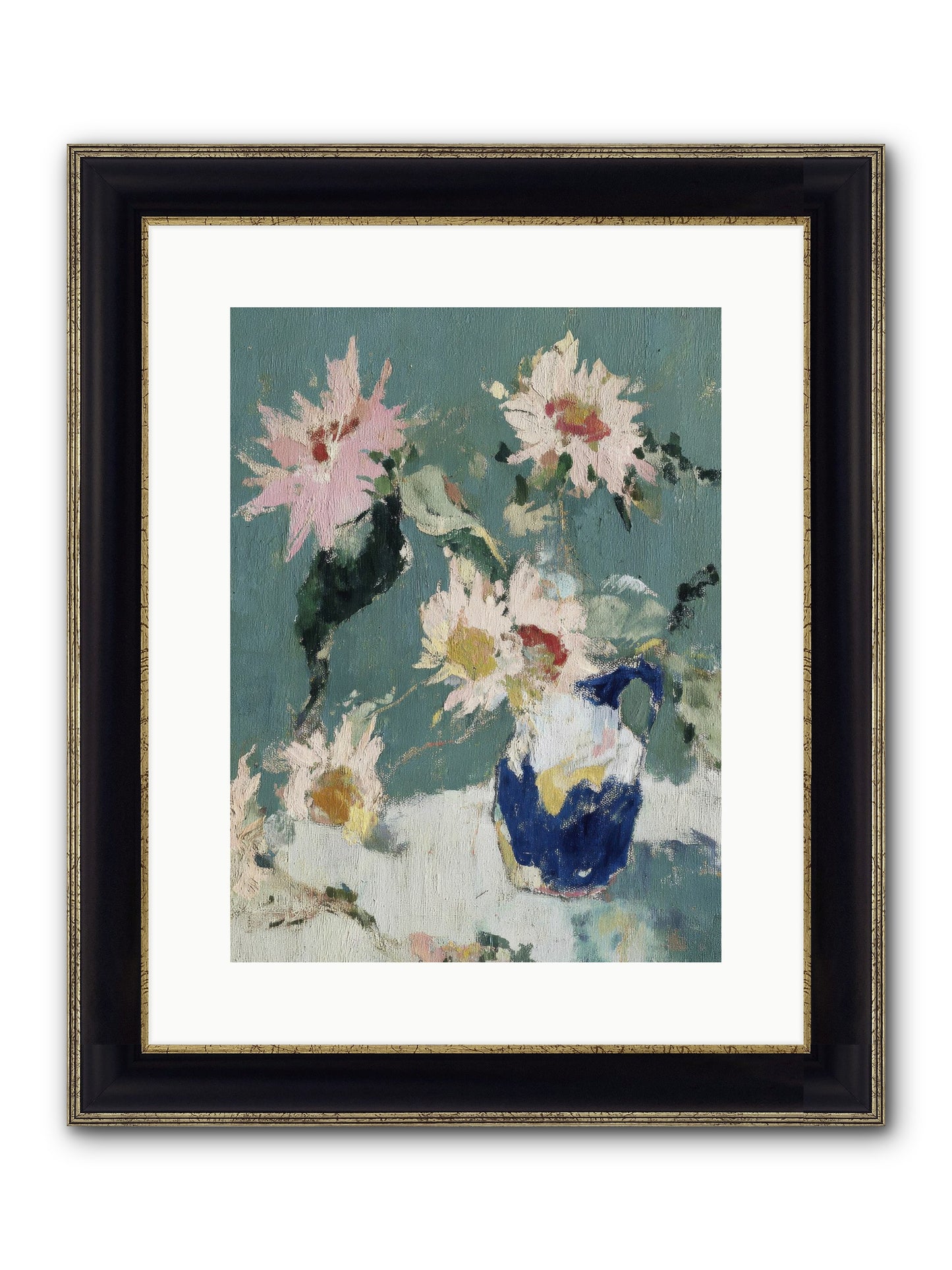 Fernwood Gospel Framed Print - Black & Gold 12x16