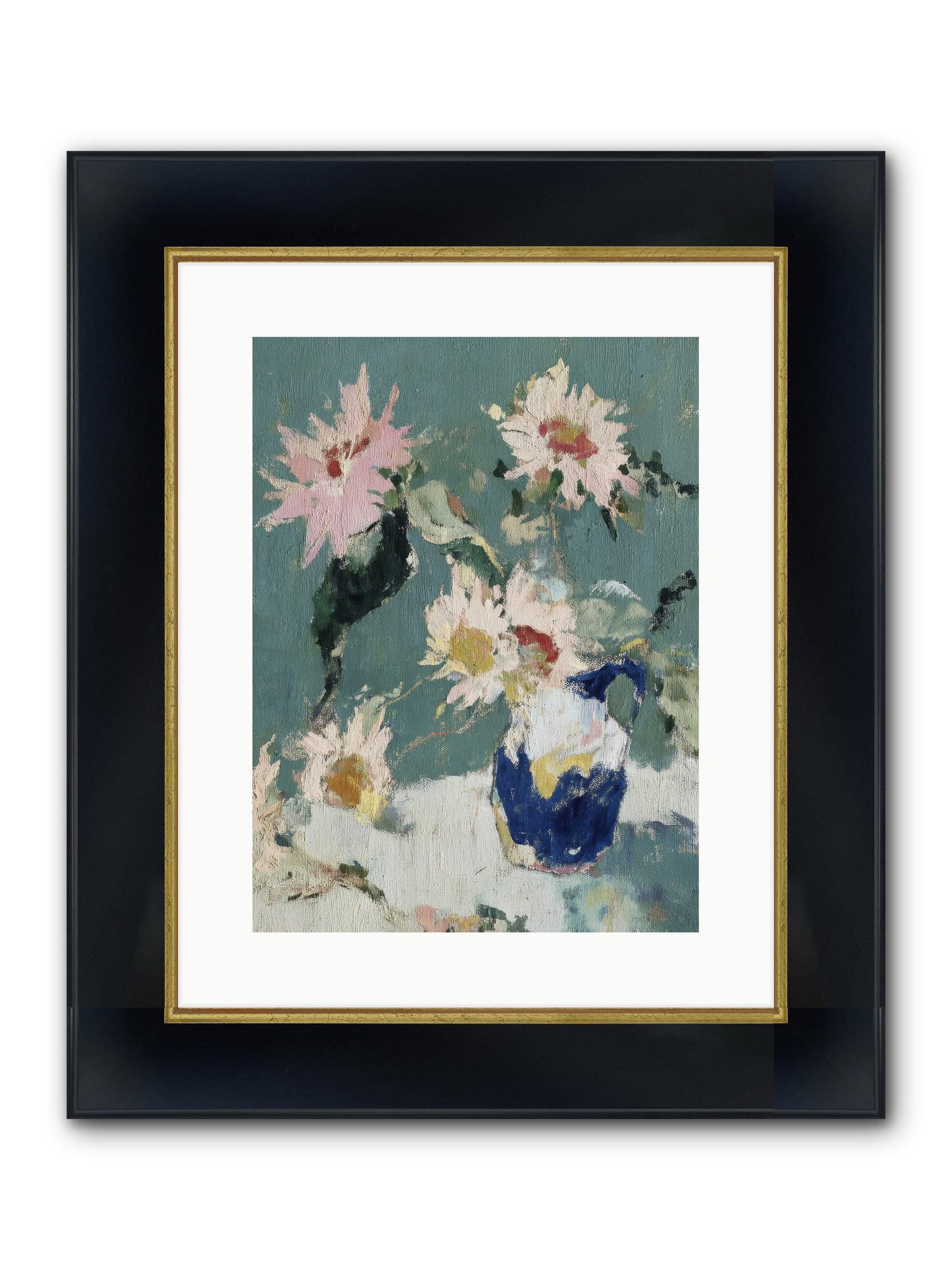 Fernwood Gospel Framed Print - Wide Black w/Gold 12x16
