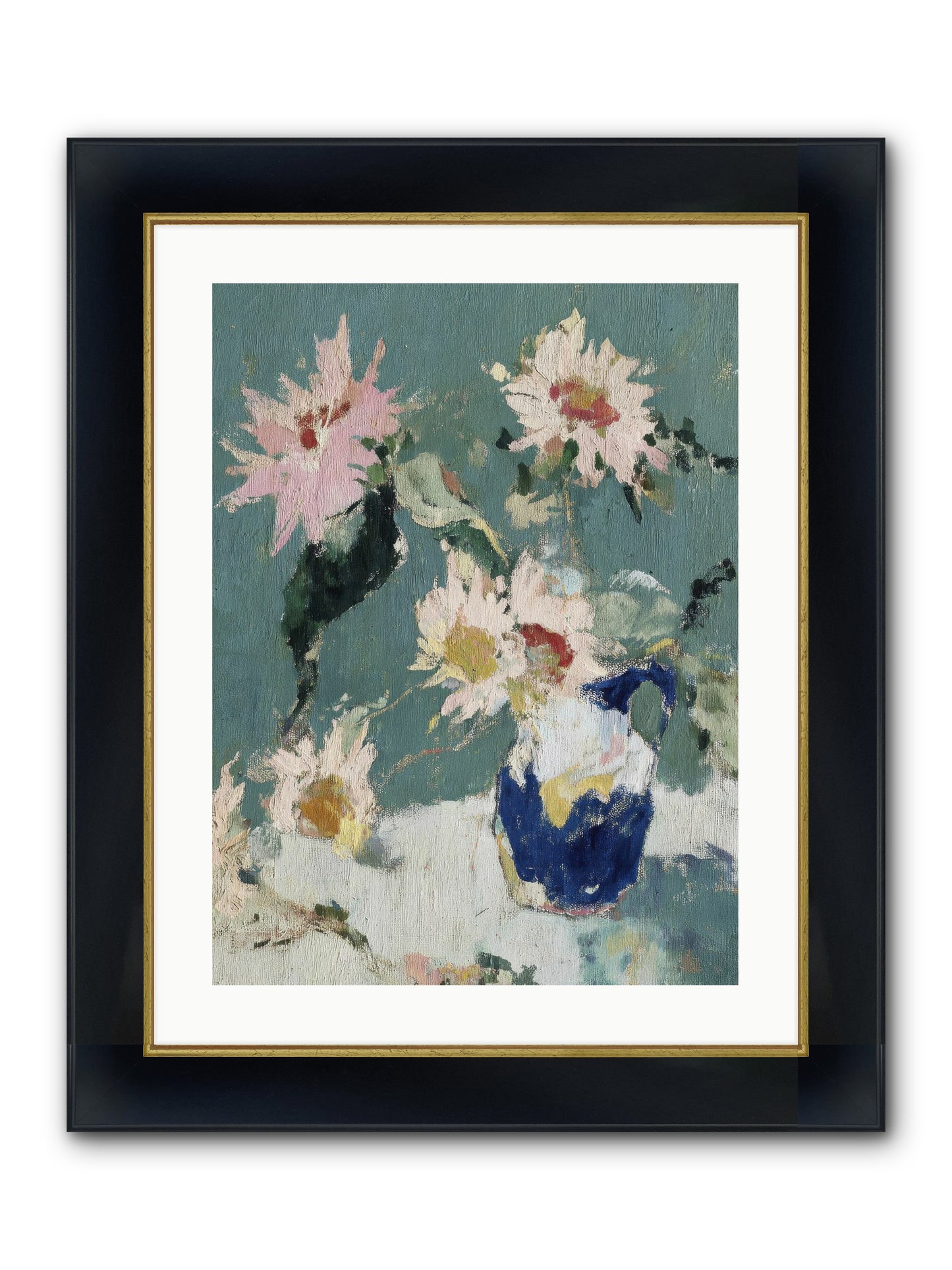 Fernwood Gospel Framed Print - Wide Black w/Gold 18x24