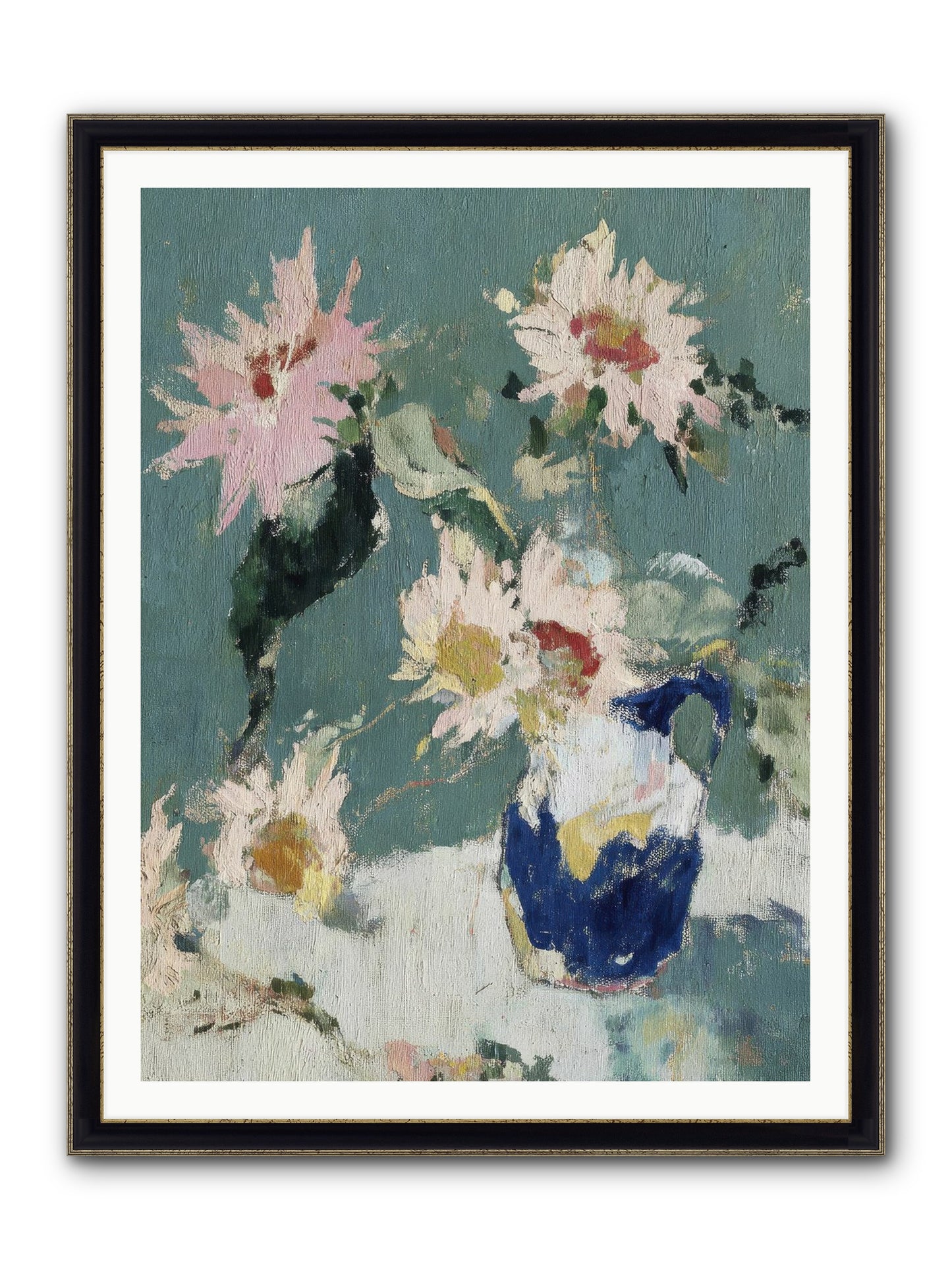 Fernwood Gospel Framed Print - Black & Gold 36x48