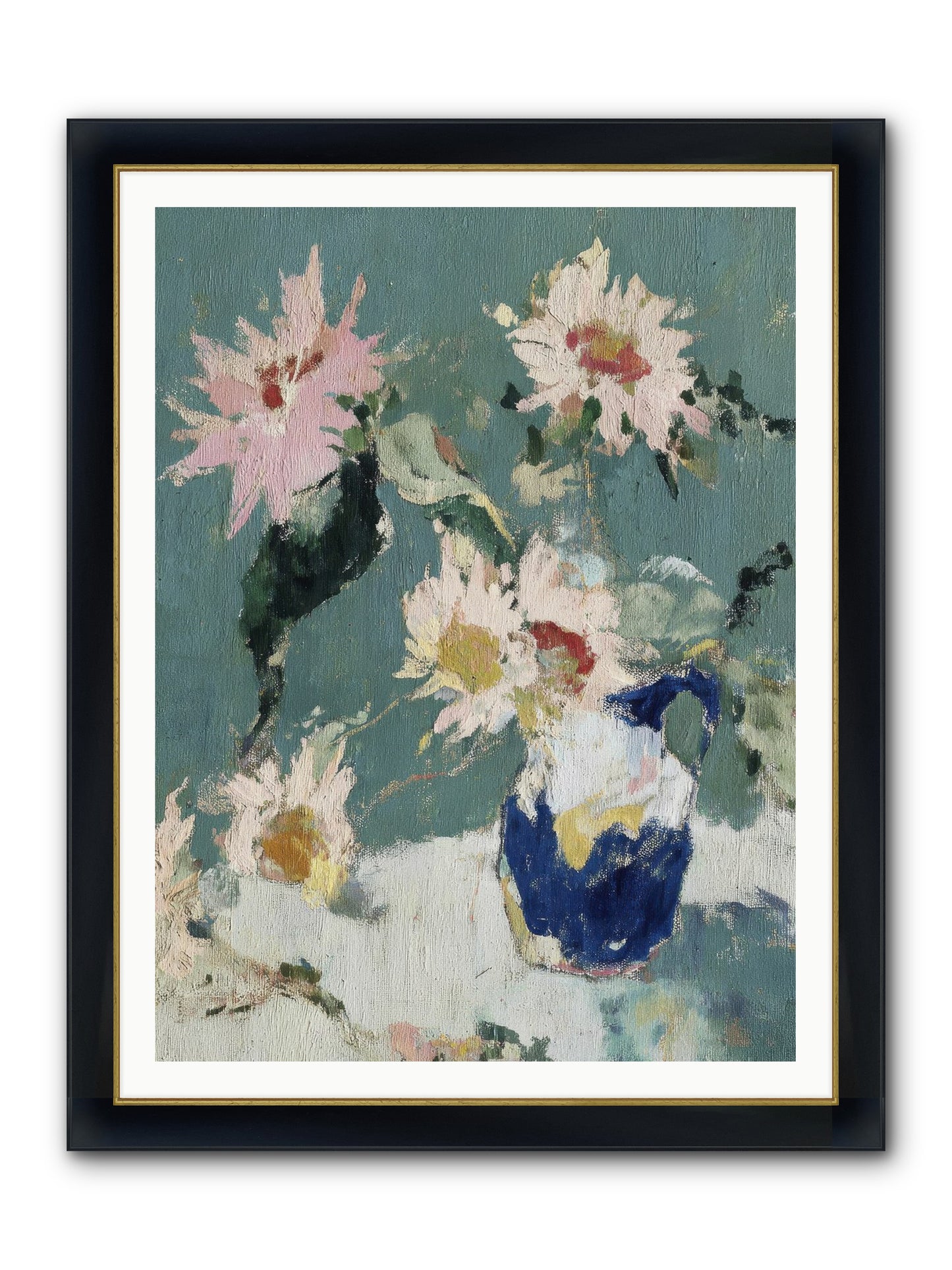 Fernwood Gospel Framed Print - Wide Black w/Gold 36x48