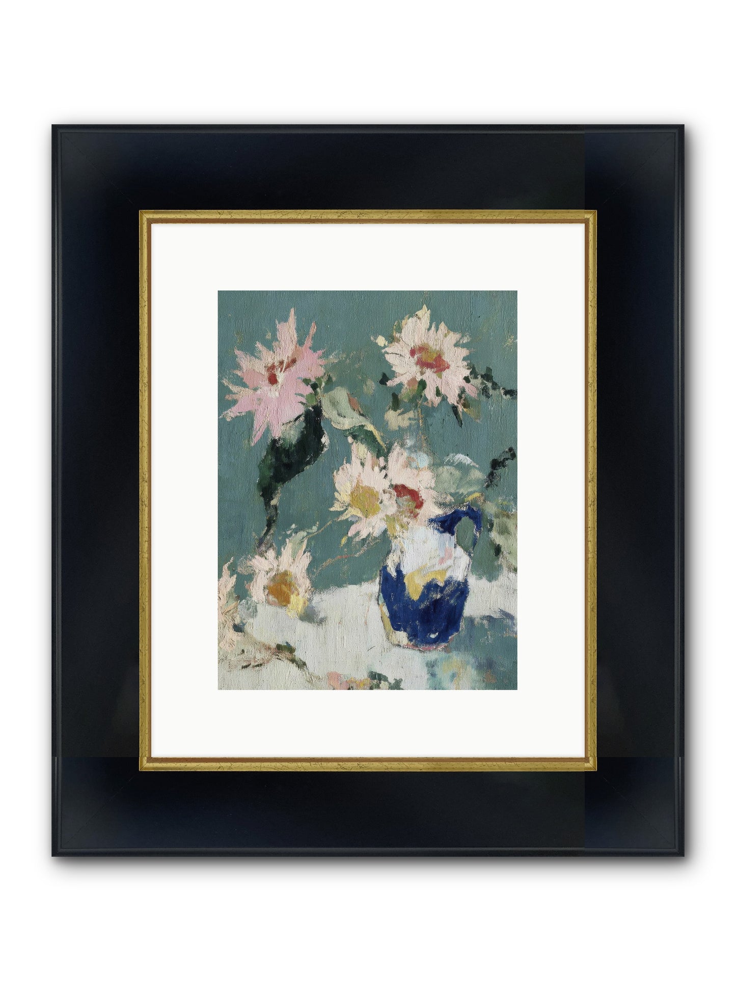 Fernwood Gospel Framed Print - Wide Black w/Gold 9x12