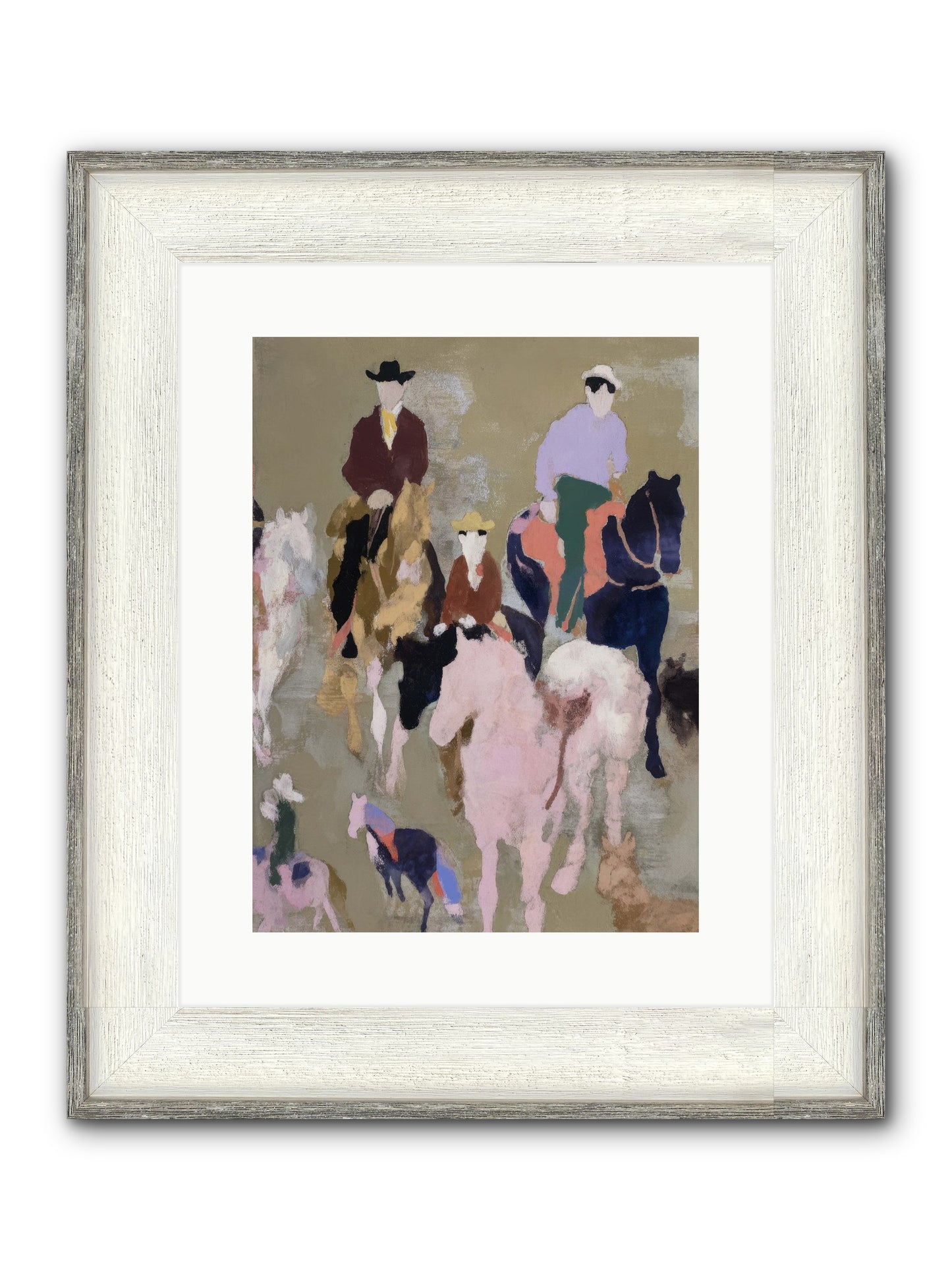 Fever Dream Framed Print - Driftwood White 12x16