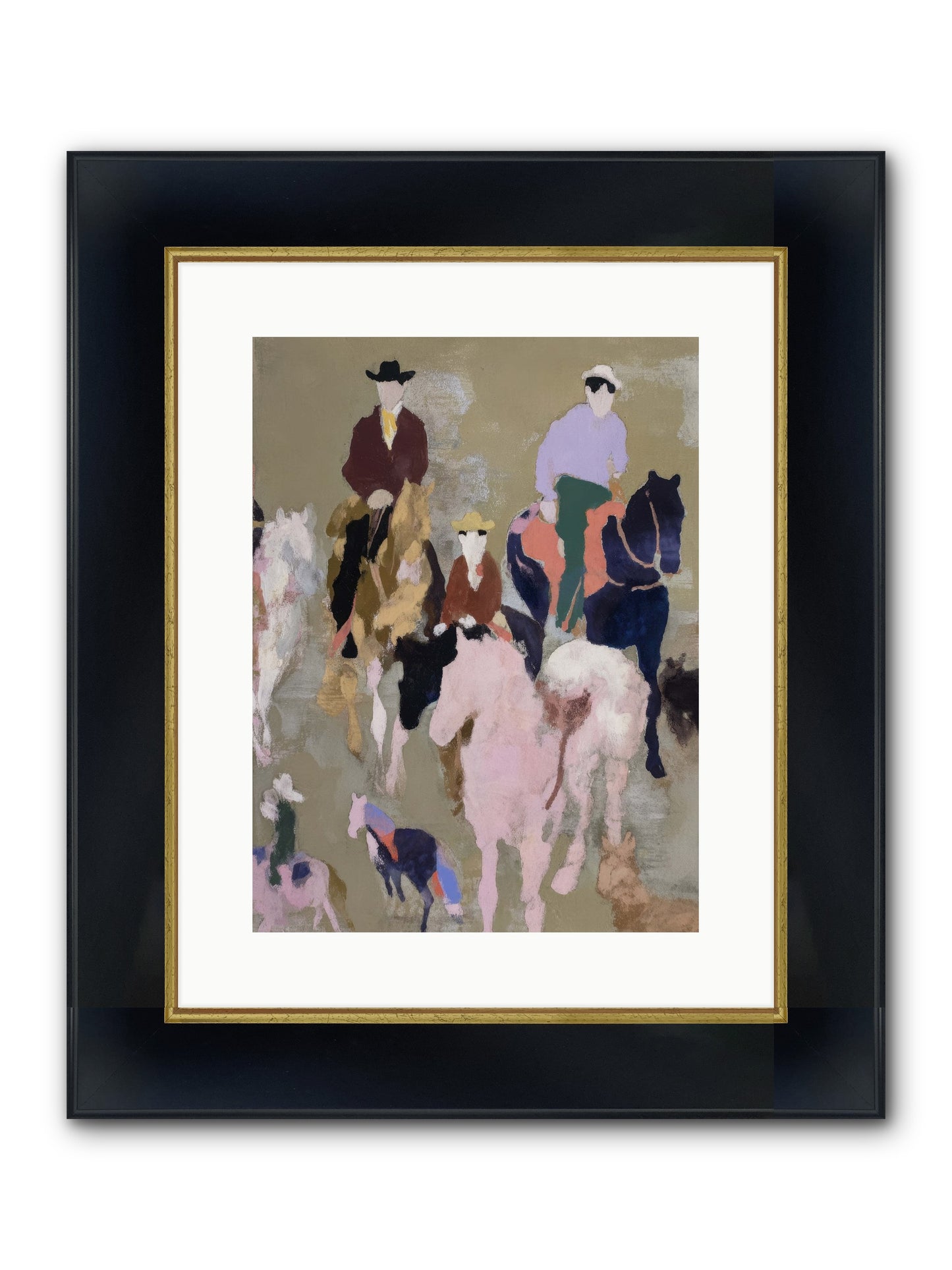 Fever Dream Framed Print - Wide Black w/Gold 12x16