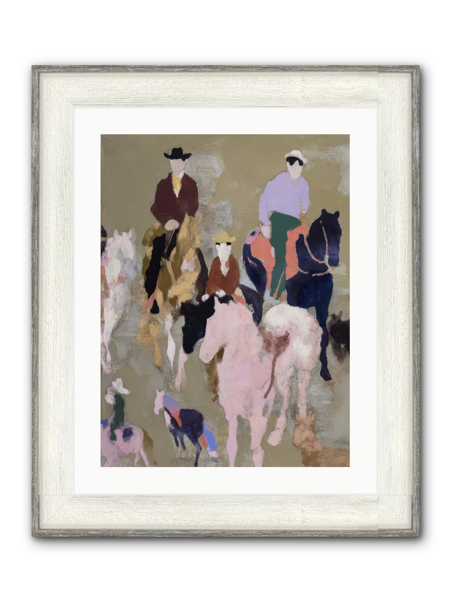 Fever Dream Framed Print - Driftwood White 18x24