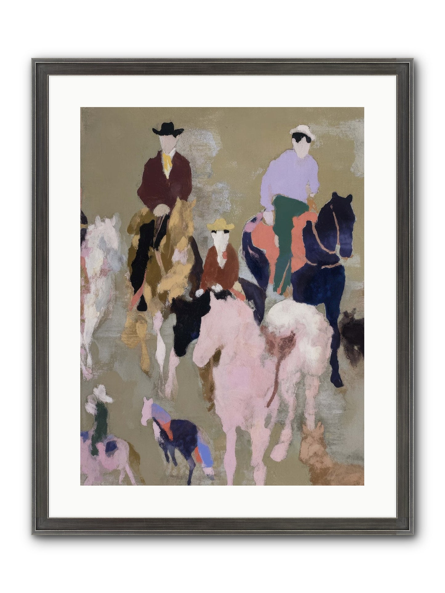 Fever Dream Framed Print - Slimwoods Black/Silver 18x24