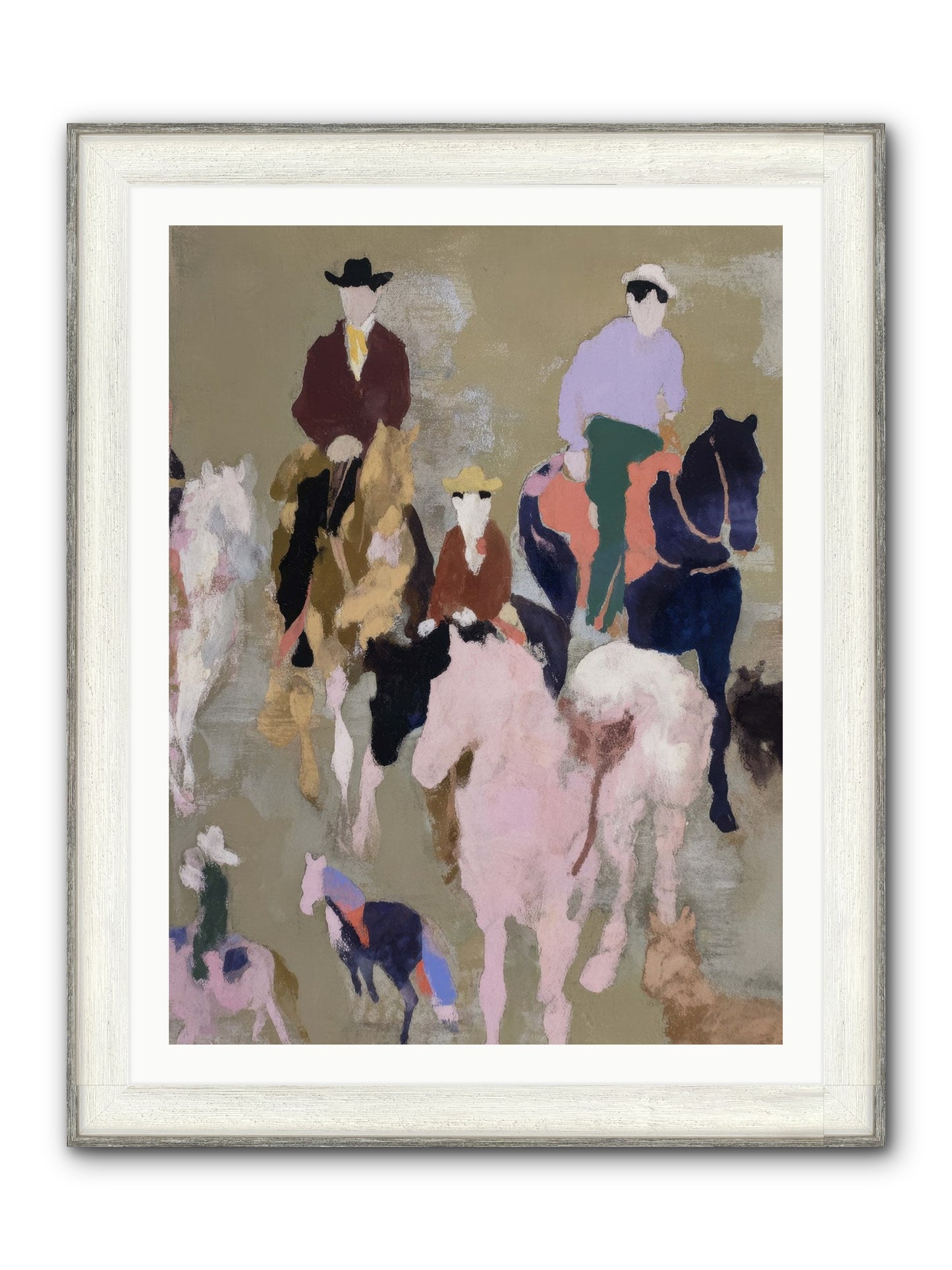 Fever Dream Framed Print - Driftwood White 30x40
