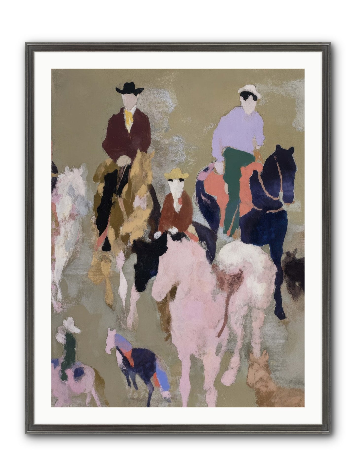 Fever Dream Framed Print - Slimwoods Black/Silver 30x40