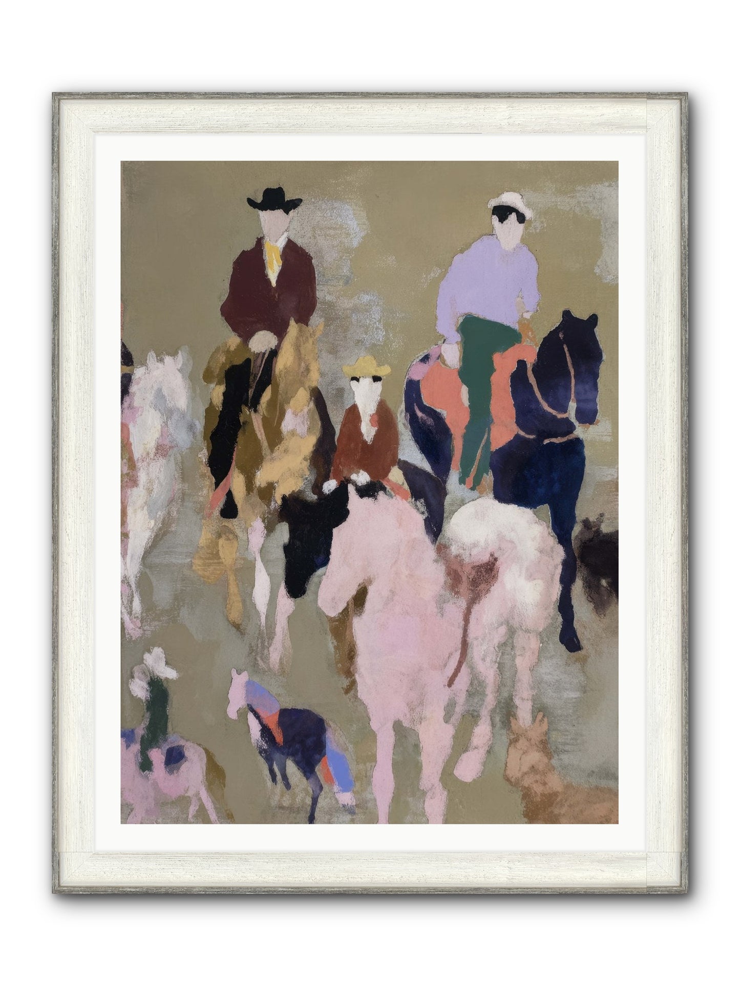 Fever Dream Framed Print - Driftwood White 36x48