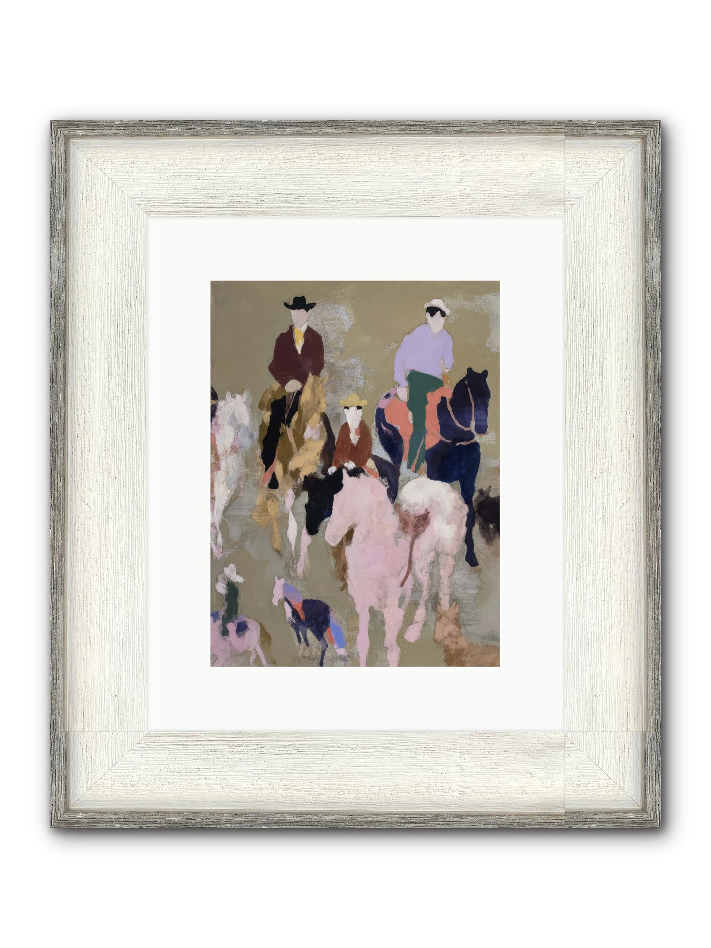 Fever Dream Framed Print - Driftwood White 9x12