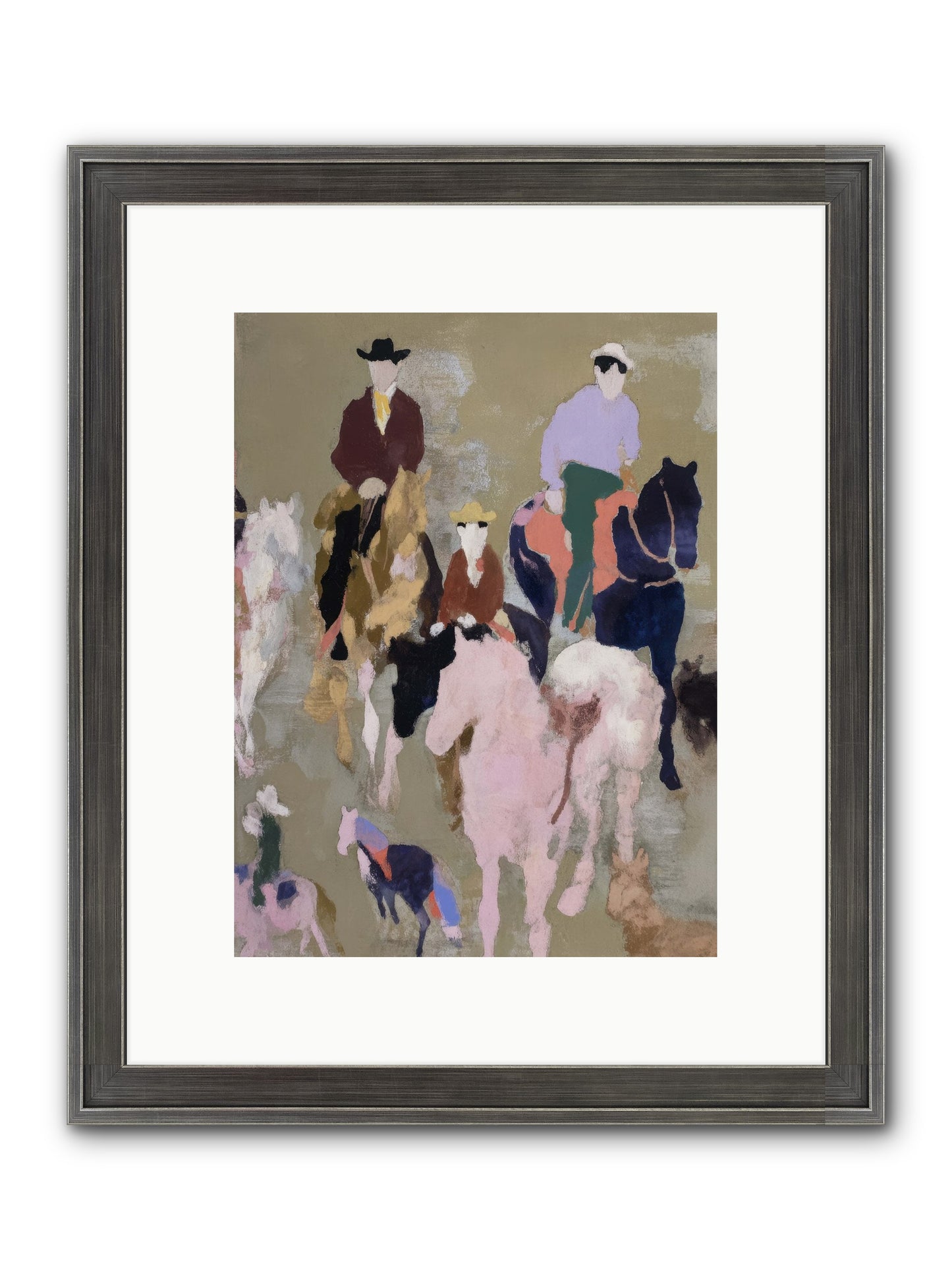 Fever Dream Framed Print - Slimwoods Black/Silver 9x12