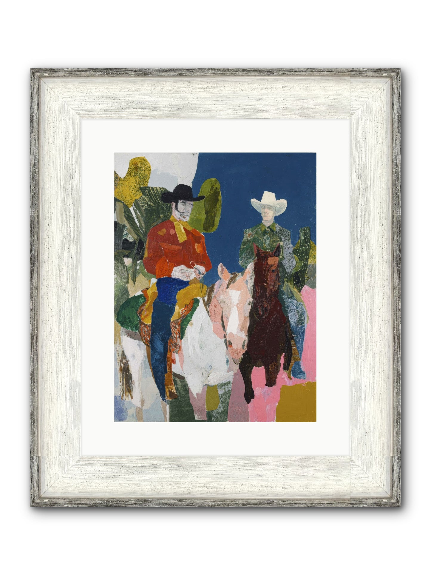 Field-Blessed & Fleet Framed Print - Driftwood White 12x16