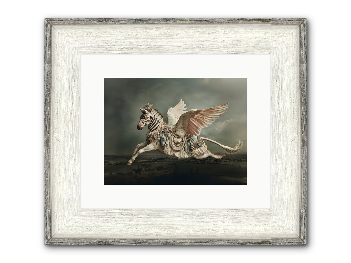 Field Guide To Heartlight No.1 Framed Print - Driftwood White 12x9