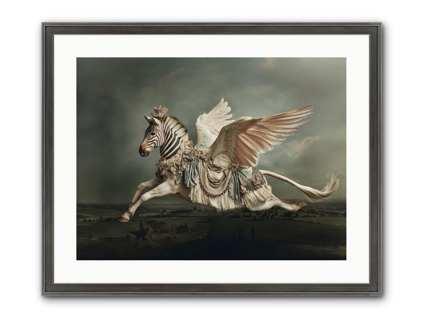 Field Guide To Heartlight No.1 Framed Print - Slimwoods Black/Silver 24x18