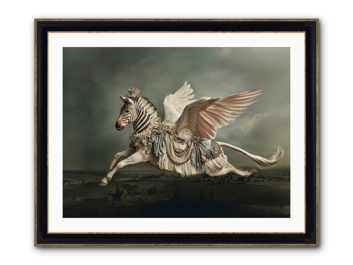 Field Guide To Heartlight No.1 Framed Print - Black & Gold 32x24