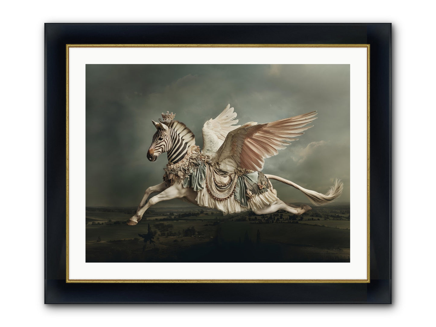 Field Guide To Heartlight No.1 Framed Print - Wide Black w/Gold 32x24
