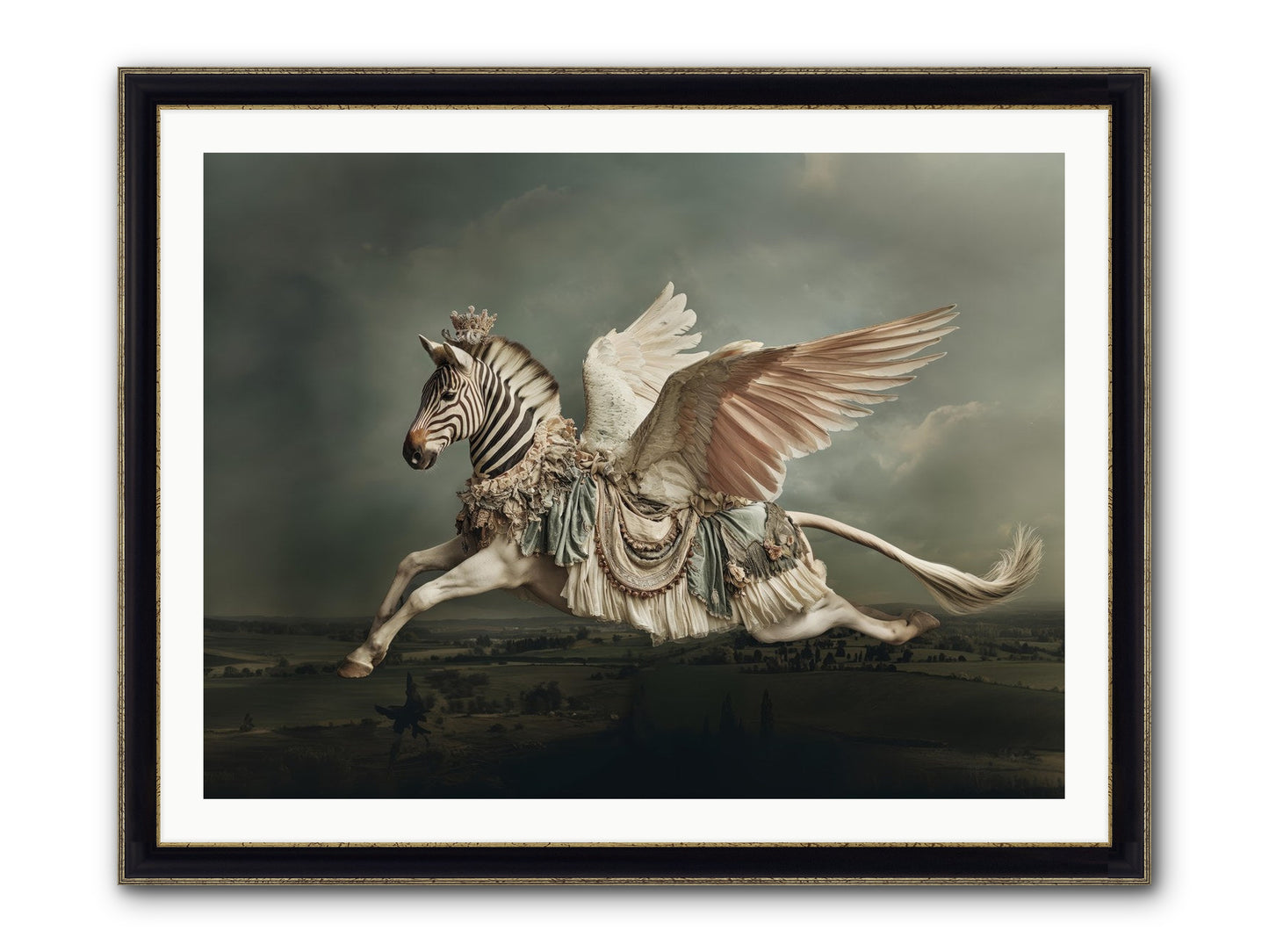 Field Guide To Heartlight No.1 Framed Print - Black & Gold 40x30