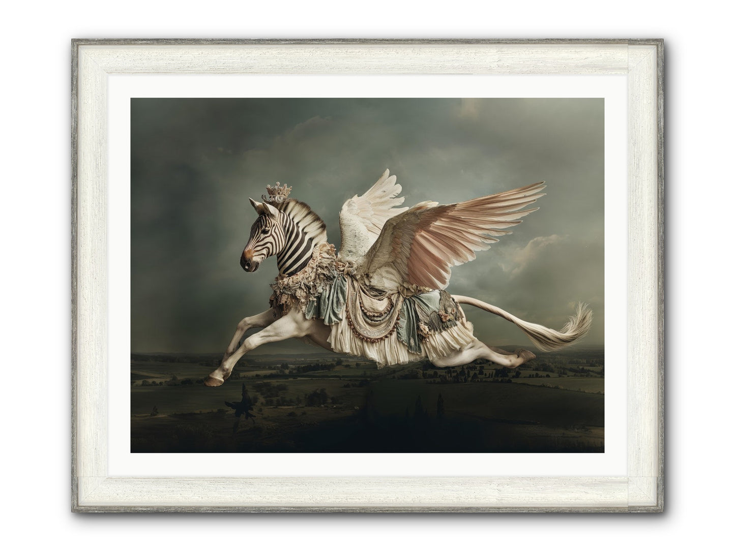 Field Guide To Heartlight No.1 Framed Print - Driftwood White 40x30