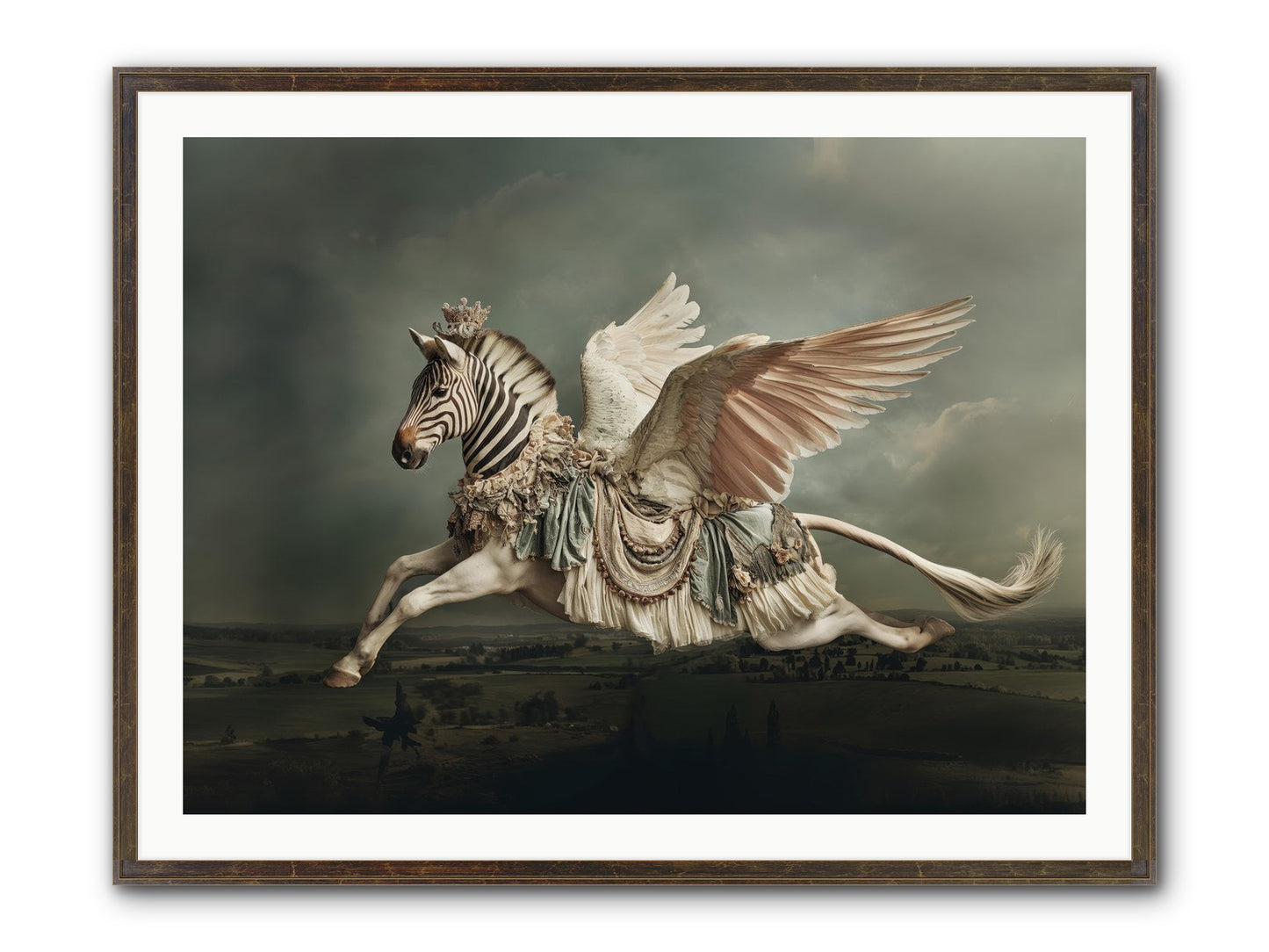 Field Guide To Heartlight No.1 Framed Print - Slimwoods Black/Gold 40x30