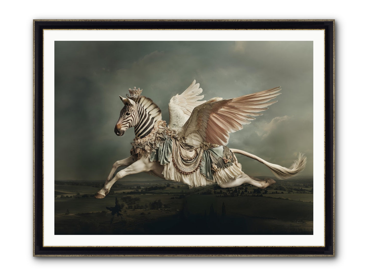 Field Guide To Heartlight No.1 Framed Print - Black & Gold 48x36