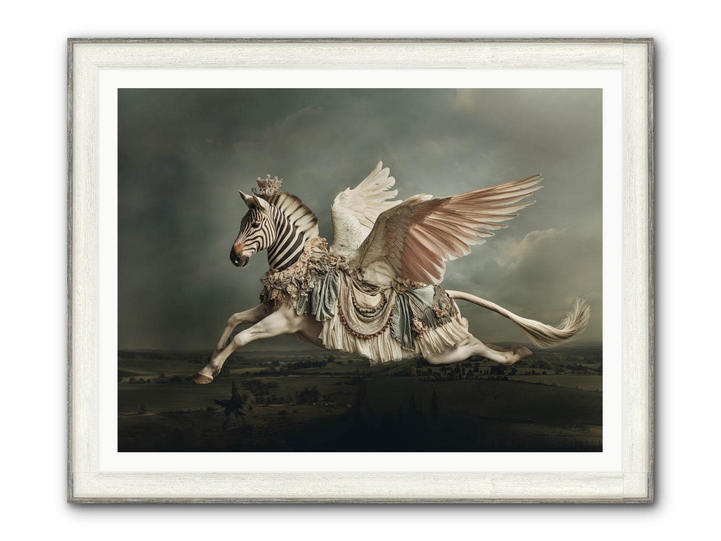 Field Guide To Heartlight No.1 Framed Print - Driftwood White 48x36