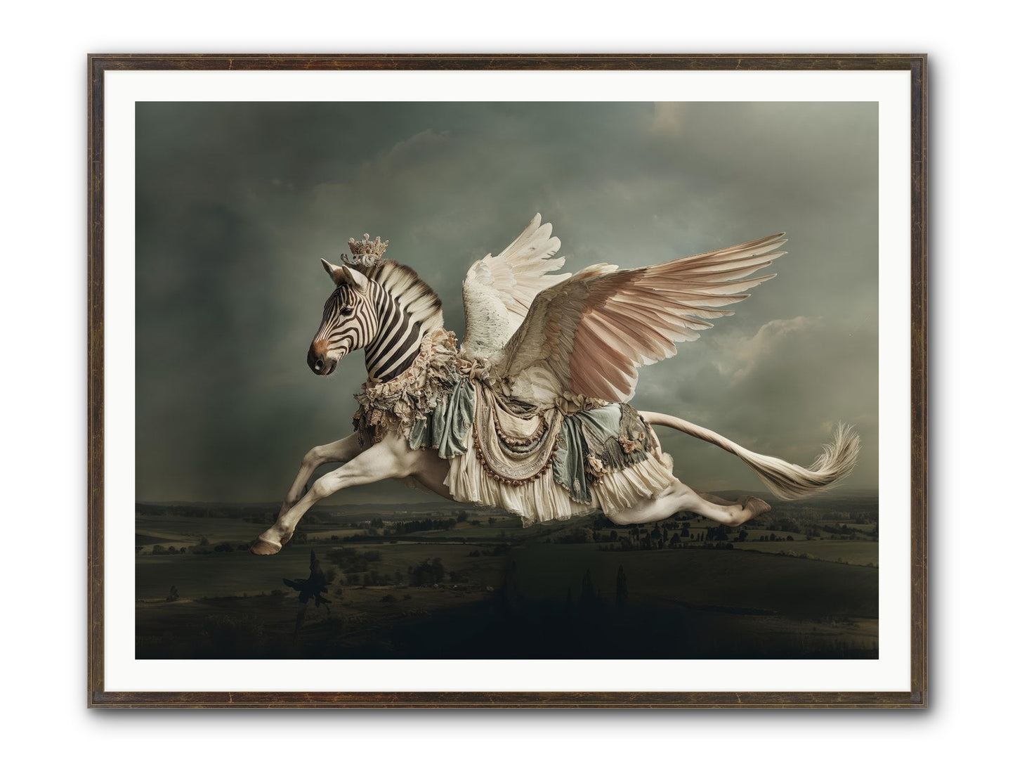 Field Guide To Heartlight No.1 Framed Print - Slimwoods Black/Gold 48x36