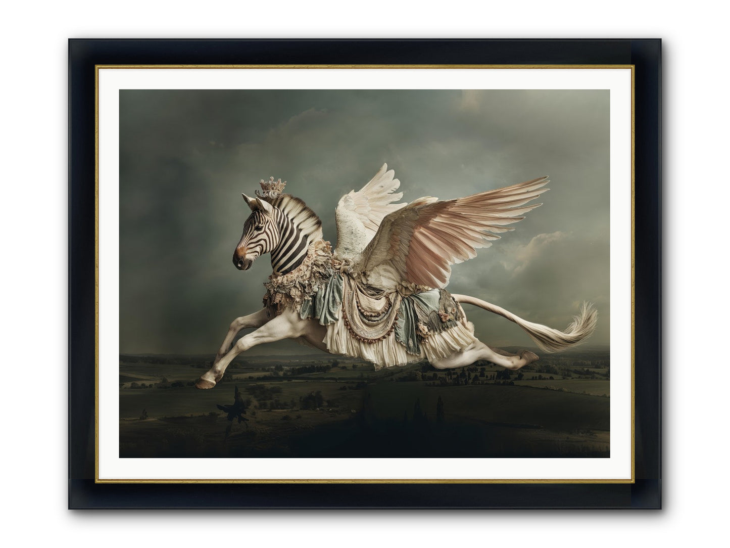 Field Guide To Heartlight No.1 Framed Print - Wide Black w/Gold 48x36