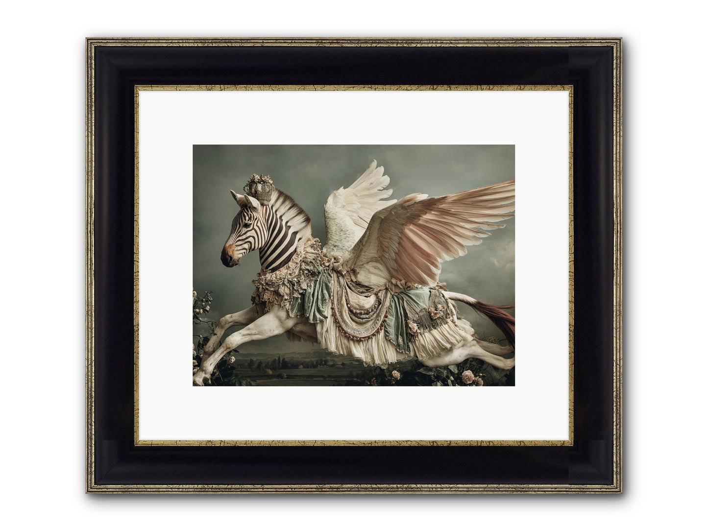 Field Guide To Heartlight No.2 Framed Print - Black & Gold 12x9