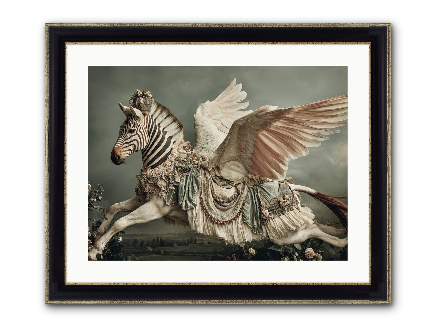 Field Guide To Heartlight No.2 Framed Print - Black & Gold 24x18