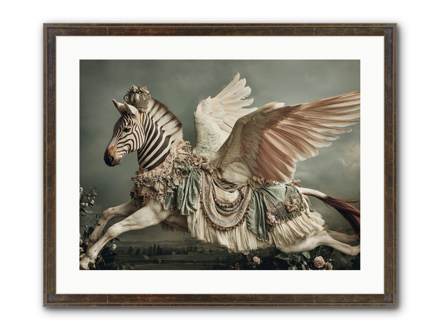 Field Guide To Heartlight No.2 Framed Print - Slimwoods Black/Gold 24x18