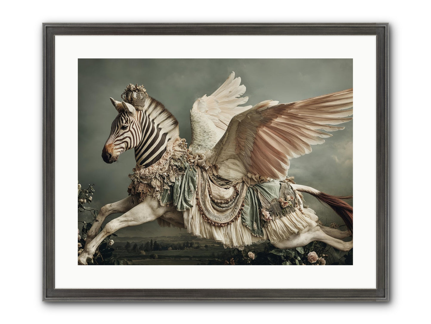 Field Guide To Heartlight No.2 Framed Print - Slimwoods Black/Silver 24x18